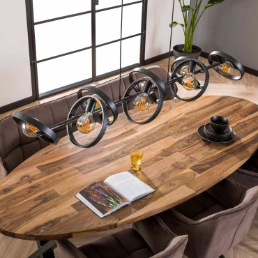 Vico Hover - lampe suspendue - 42 x 160 x 150 cm - anthracite