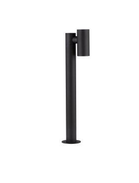 Nova Luce Pec - lampe de jardin - Ø 16 x 70 cm - 8W LED inclus - IP65 - noir sablé