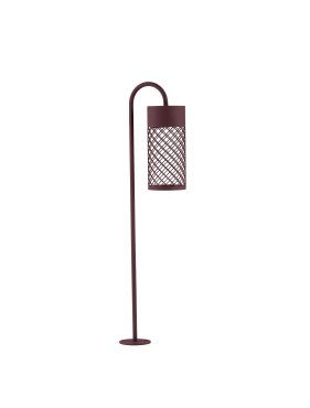 Nova Luce Motley - lampe de jardin - Ø 10 x 70 x 18,5 cm - 9W LED inclus - IP65 - corten