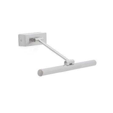 Faro Magritte - applique murale - 30 x 22 x 4 cm - 6W LED inclus - nickel satiné