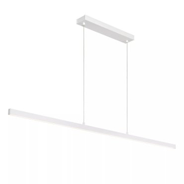 Lucide Sigma - lampe suspendue - 147,7 x 8,2 x 150 cm - 36W LED dimmable inclus - blanc