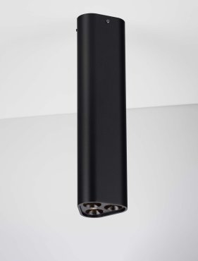 Nova Luce Etho - plafonnier - 5 x 20 x 5 cm - 6W LED inclus - noir sablé