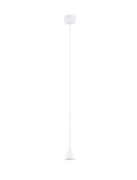 Nova Luce Irmos - lampe suspendue - Ø 6 x 191 cm - 5W LED inclus - blanc sablé