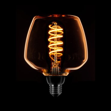 ETH LED Spiral Deco - E27 - dimtone - 8W - 2700K à 2200K - or