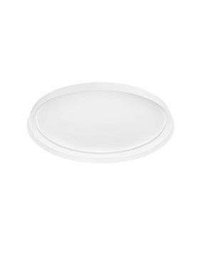Nova Luce Ormi - plafonnier - Ø 60 x 7 cm - 48W dimmable LED inclus - blanc sablé