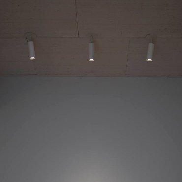 Faro Stan Slim - spot encastrable - Ø 4,2 x 13,1 cm - Ø 38 mm dimension d'encastrement - blanc