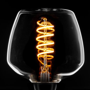 ETH LED Spiral Deco - E27 - dimtone - 8W - 2700K à 2200K - transparent