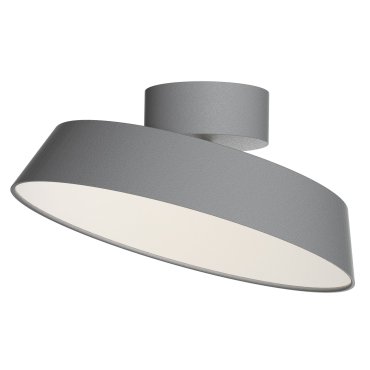 Design for the People Kaito 2 Dim - plafonnier - Ø 30 x 12,8 cm - 10,5W dimmable LED inclus - gris