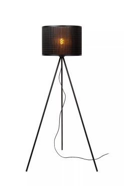 Lucide Tagalog - lampadaire - Ø 55 x 142 cm - noir