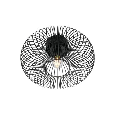 Nordlux Beroni - plafonnier - Ø 40,3 x 21 cm - noir