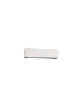 Nova Luce Allure - applique murale extérieure - 22 x 5,5 x 5,3 cm - 8W LED inclus - IP65 - blanc sablé