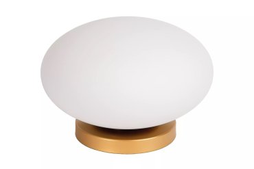 Lucide Elysee - lampe à poser - Ø 30 x 21 cm - or et opale