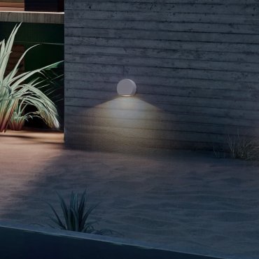 Nova Luce Sango - applique murale extérieure - 10 x 8,5 x 3,5 cm - 4W LED inclus - IP54 - blanc sablé