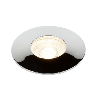 Searchlight Flush - set de 3 - Ø 100 mm, Ø 68 mm encastré - 3 x 4W LED inclus - chrome