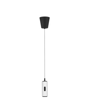 Nova Luce Holm - lampe suspendue - Ø 13 x 300 cm - 12W dimmable LED inclus - blanc