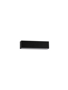 Nova Luce Allure - applique murale extérieure - 22 x 5,5 x 5,3 cm - 8W LED inclus - IP65 - noir sablé