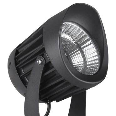 Nova Luce North - spot au sol - Ø 9 x 9,5 cm - 10W LED inclus - IP65 - noir