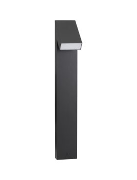 Nova Luce Brigitta - lampe de jardin - 12 x 80 x 15,5 cm - 6W LED inclus - IP65 - noir sablé