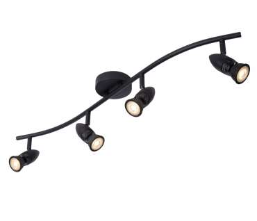 Lucide Caro - spot en saillie - 78 x 9 x 13 cm - noir