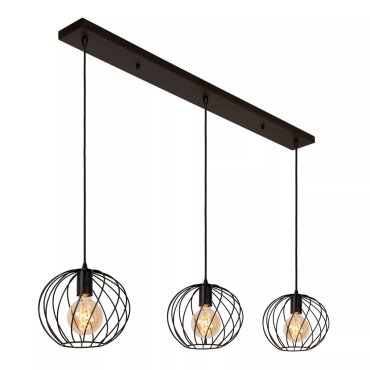 Lucide Danza - lampe suspendue - 130 x 25 x 150 cm - noir