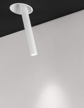Nova Luce Zetan - spot encastrable - Ø 92 mm, Ø 82 mm dimension d’encastrement - LED 5W incluse - blanc
