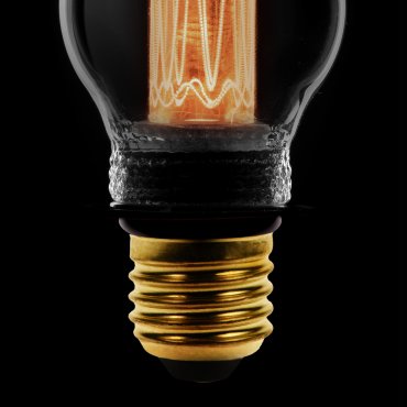 ETH LED Filament Ball - E27 - 2,3W dimmable - 2000K - titane fumé