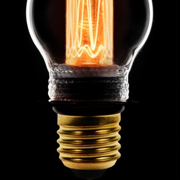 ETH LED Filament Ball - E27 - 2,3W dimmable - 2000K - transparent