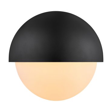 Nordlux Scorpius Round - applique murale extérieure - 20 x 18 cm - IP44 - noir