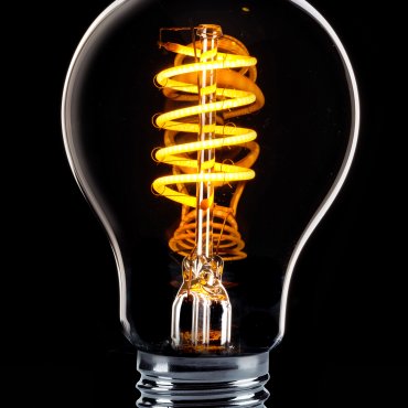 ETH Sensor LED Standard A60 Spiral - E27 - 4W - transparent