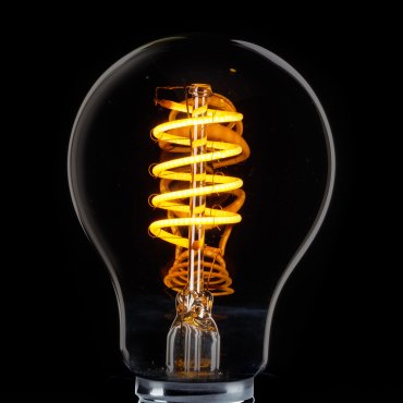 ETH Standard Spiral LED Filament - E27 - 4W dimmable - 2200K - fumé