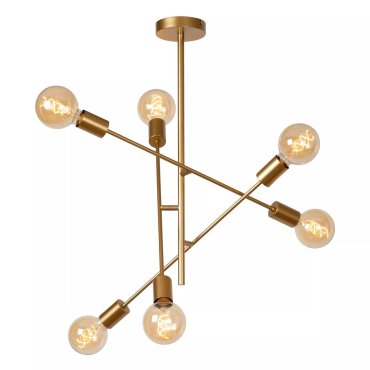 Lucide Lester - plafonnier - 59 x 59 x 83 cm - or