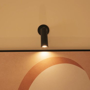 New Garden Roll 4 - spot de surface rechargeable - Ø4 x 12 cm - 3W LED dimmable inclus - noir