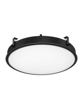 Nova Luce Perfect Profile Trimless - spot encastré télécommandé (incl.) - Ø 840 mm, 830 mm encastré - 80W LED dimmable inclus - 2700K-6000K - noir