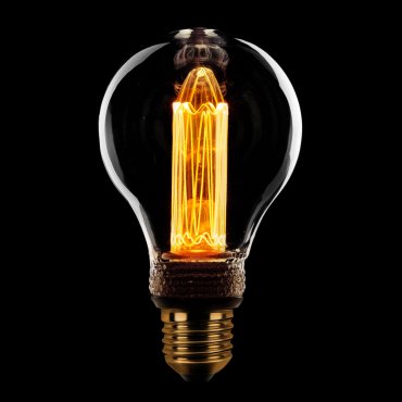 ETH Standard LED Filament - E27 - 3 niveaux de gradation - 5W - 1800K - transparent