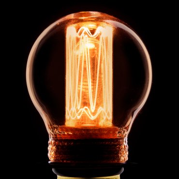 ETH LED Filament Ball - E27 - 2,3W dimmable - 2000K - gold