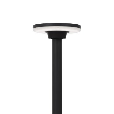 Nova Luce Suite - lampe de jardin - Ø 18 x 60 cm - 12W LED inclus - IP54 - noir