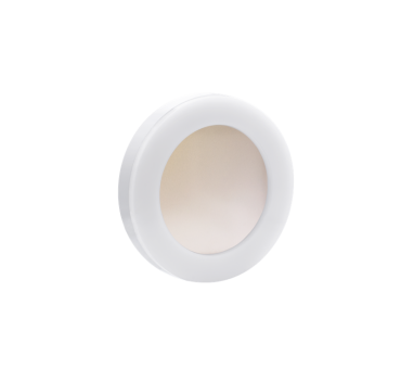 Century Italia Omnia - applique et plafonnier - Ø 19 x 4,1 cm - 6W LED inclus - IP65 - blanc avec or