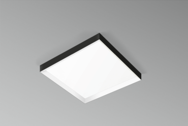Century Italia Kit - cadre en saillie pour panneaux LED - 60 x 60 x 4,3 - noir