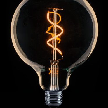 ETH Spiral Globe LED Filament - Ø 12,5 cm - E27 - 2W - 2200K - or