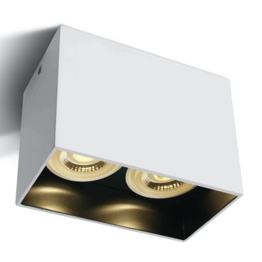 ONE Light GU10 Dark Light - plafonnier - 12 x 6 x 9,5 cm - blanc