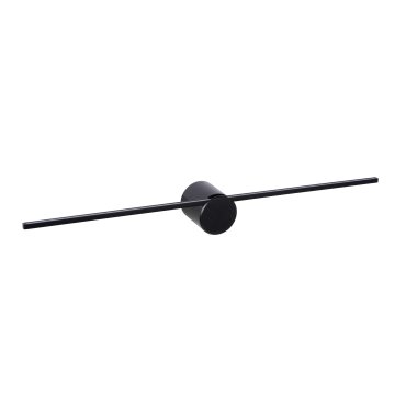 Lucide Mizar - applique murale - 60 x 7,2 x 6,5 cm - 6W LED inclus - IP44 - noir