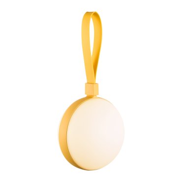 Nordlux Bring To-Go 12 - lampe portable avec batterie rechargeable - 12 x 26 x 9,3 cm - 1W LED inclus - IP54 - blanc et jaune