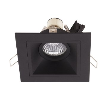 Maxlight Hit - spot encastré 1L - 115 x 115 mm, 95 x 95 mm format encastré - noir