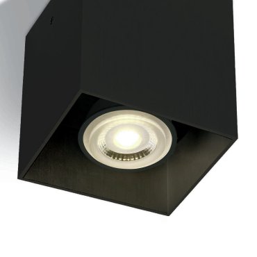 ONE Light GU10 &amp; G9 plafonniers - spot en saillie 1L - 8 x 8 x 9 cm - noir