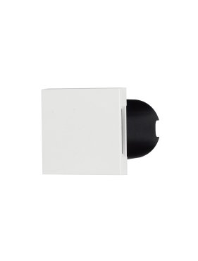 Nova Luce Iko - applique encastrée - 5,5 x 5,5 x 9 cm - 1W LED inclus - IP67 - blanc sablé