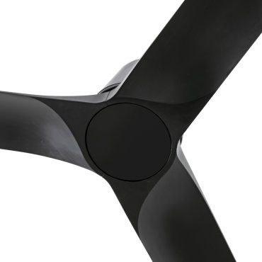 Faro Hey Tub S Tuya Smart - ventilateur de plafond - Ø 90 cm - noir mat