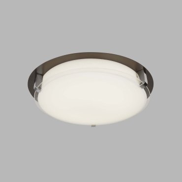 Searchlight Edinburgh - plafonnier - Ø 36 x 8 cm - 18W LED inclus - brun
