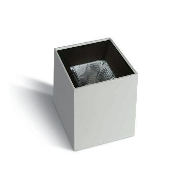 ONE Light Dark Light Pro Square Cylinders - spot en saillie 1L - 8 x 8 x 10,4 cm - 15W LED inclus - blanc