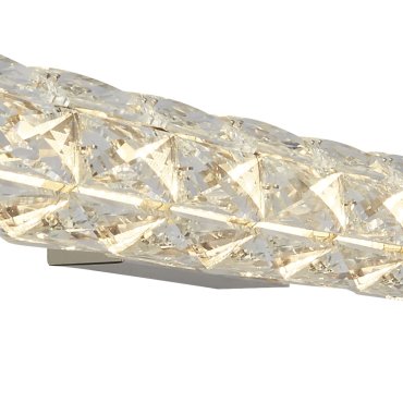 Searchlight Remy - applique murale - 61 x 11 x 7 cm - 20W LED dimmable incl - chrome et transparent
