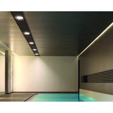 Maxlight Window - spot encastré 1L - 165 x 165 mm, 140 x 140 mm taille d'encastrement - 18W LED inclus - blanc